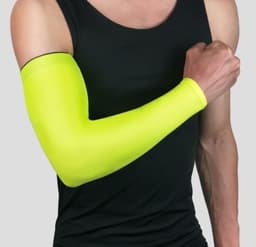 image-1Pcs Breathable Quick Dry UV Protection Running Arm Sleeves Basketball Elbow Pad Fitness Armguards Sports Cycling Arm Warmers