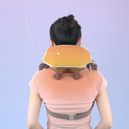 image-Kneading Shoulder And Neck Massager Strap Neck Electric Trapezius Muscle
