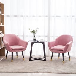 image-European Entry Lux Fabric Lounge Sofa Chair