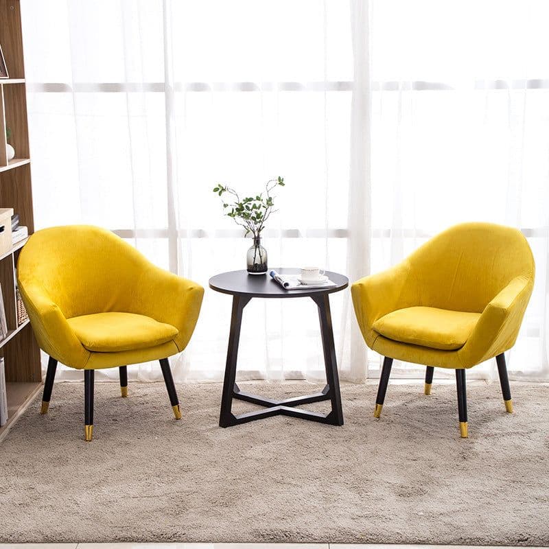 image-European Entry Lux Fabric Lounge Sofa Chair