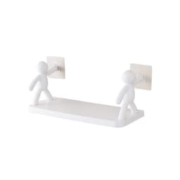 image-Kitchen Mounted Shelves Helpful Wash Basin Storage Holder Little Man Doll Design Wall Mounted Shelves