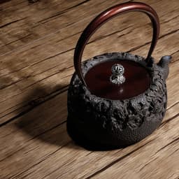 image-Household Fashion Pig Iron Pot Tea Set
