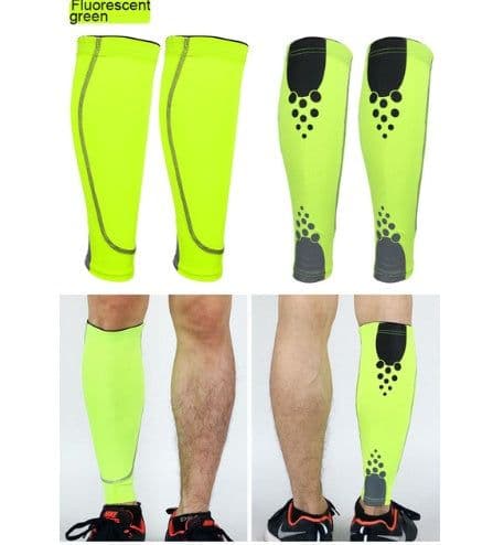 image-1PC Men Women Running Bicycle Calf Leg Brace Support Stretch Sleeve Compression Exercise Leggings Basketball Football Knee Pads