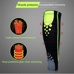 image-1PC Men Women Running Bicycle Calf Leg Brace Support Stretch Sleeve Compression Exercise Leggings Basketball Football Knee Pads