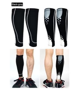 image-1PC Men Women Running Bicycle Calf Leg Brace Support Stretch Sleeve Compression Exercise Leggings Basketball Football Knee Pads