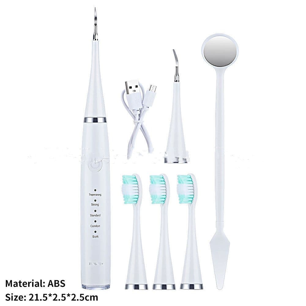 image-Electric Toothbrush Dental Calculus Remover Teeth Cleaning High Frequency Electric Household Teeth Cleaner Teeth Washing Artifact