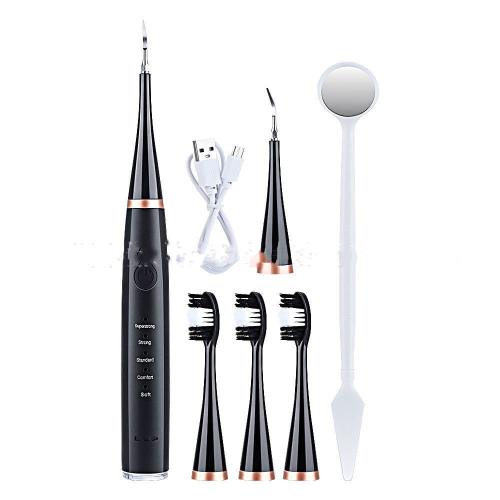 image-Electric Toothbrush Dental Calculus Remover Teeth Cleaning High Frequency Electric Household Teeth Cleaner Teeth Washing Artifact
