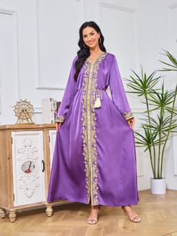 image-Muslim Fashion Dress Ethnic Style