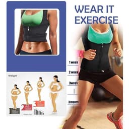 image-Zipper-Style Ladies Body Tummy Court Corset, Yoga Wear, Fitness Vest, Shapewear