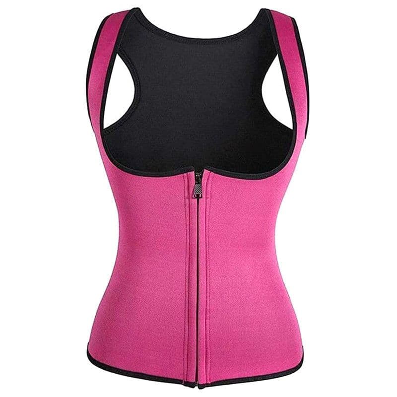 image-Zipper-Style Ladies Body Tummy Court Corset, Yoga Wear, Fitness Vest, Shapewear