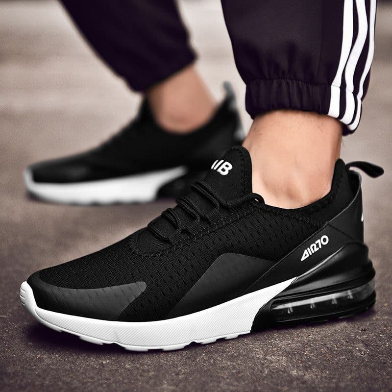image-Badminton Sneakers Plus Size Men's Shoes Air Cushion Shoes Shock-absorbing Mesh Breathable Casual Running Shoes