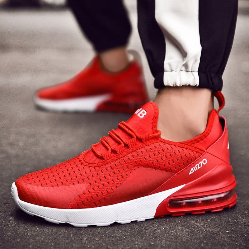 image-Badminton Sneakers Plus Size Men's Shoes Air Cushion Shoes Shock-absorbing Mesh Breathable Casual Running Shoes