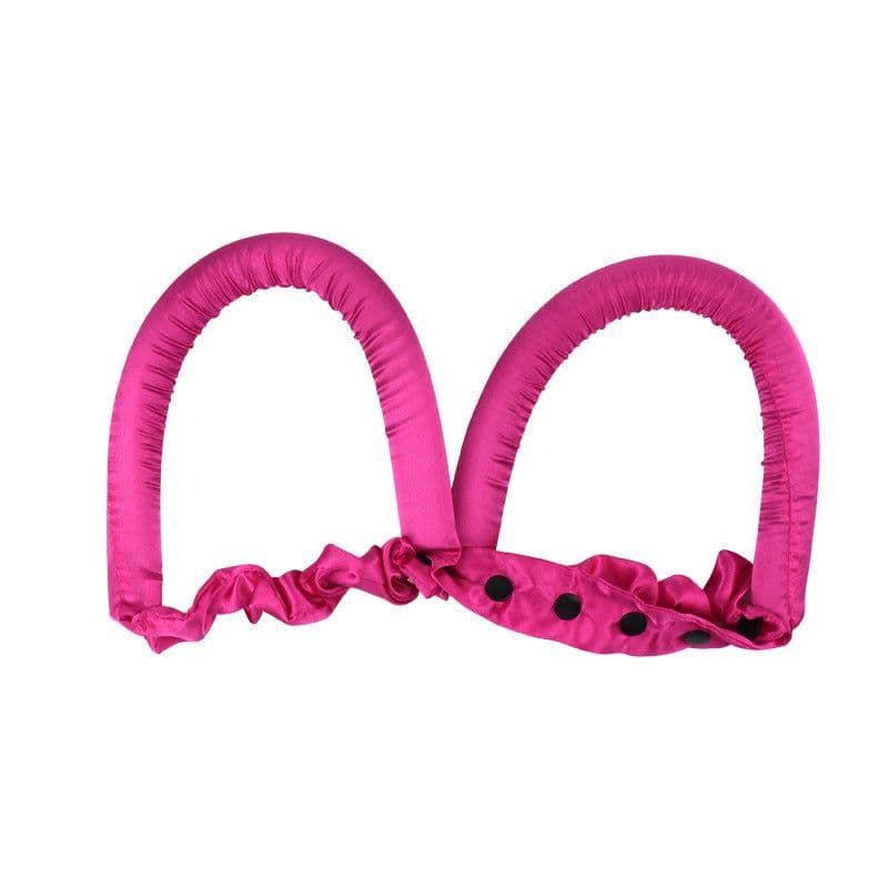 image-Lazy Sleep Hair Curler Big Wave Hair Curlers Sponge Button Type Heat-free Rubber Hair Curler
