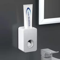 image-Automatic Toothpaste Dispenser Wall-mounted Punch-free