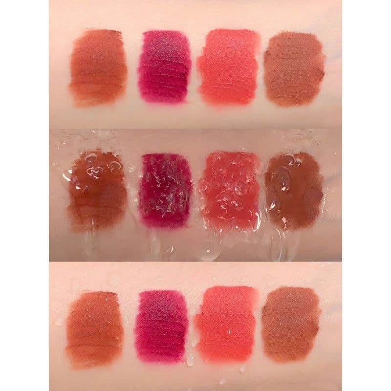 image-Lip Lacquer ROTO Matte Air Bear Lip Mud Lip Gloss Lipstick Makeup Female No Stain On Cup