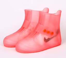 image-Men and women rainproof waterproof shoe cover thick wear-resistant bottom shoe cover