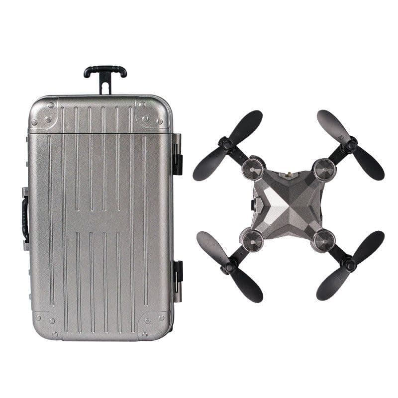 image-New Luggage Box Storage Box Folding Mini UAV Aerial Photography Remote Control Four Axis Children's Toys Drone