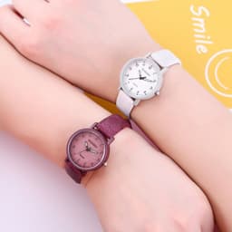 image-Gogoey Literary Belt Watch - 30mm Quartz, Leather, Forest Style