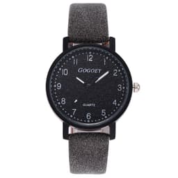 image-Gogoey Literary Belt Watch - 30mm Quartz, Leather, Forest Style
