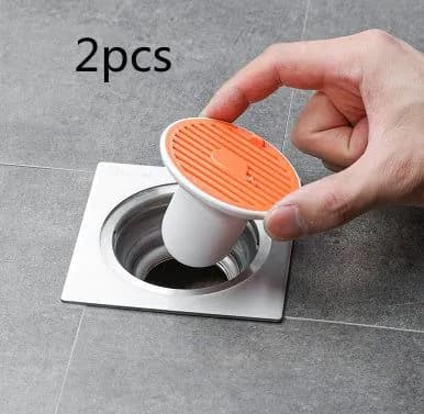 image-Whale Magnetic Suction Floor Drain Cover Floor Drain Odor Preventer Sewer