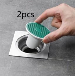 image-Whale Magnetic Suction Floor Drain Cover Floor Drain Odor Preventer Sewer