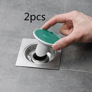 image-Whale Magnetic Suction Floor Drain Cover Floor Drain Odor Preventer Sewer