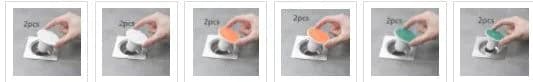 image-Whale Magnetic Suction Floor Drain Cover Floor Drain Odor Preventer Sewer