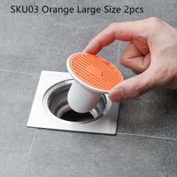 image-Whale Magnetic Suction Floor Drain Cover Floor Drain Odor Preventer Sewer