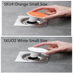 image-Whale Magnetic Suction Floor Drain Cover Floor Drain Odor Preventer Sewer