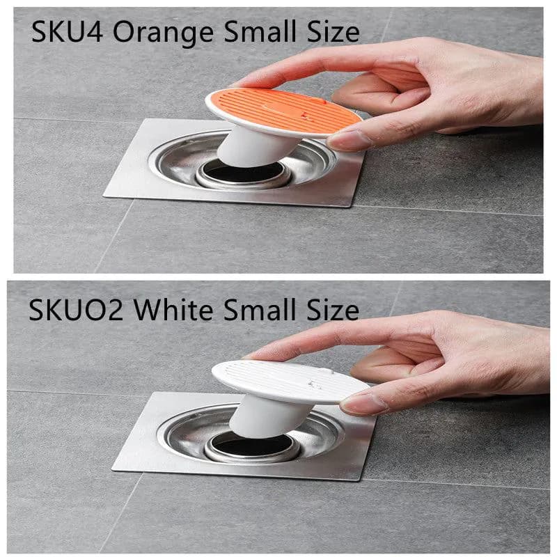 image-Whale Magnetic Suction Floor Drain Cover Floor Drain Odor Preventer Sewer