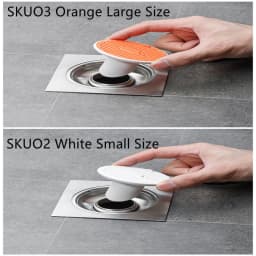 image-Whale Magnetic Suction Floor Drain Cover Floor Drain Odor Preventer Sewer