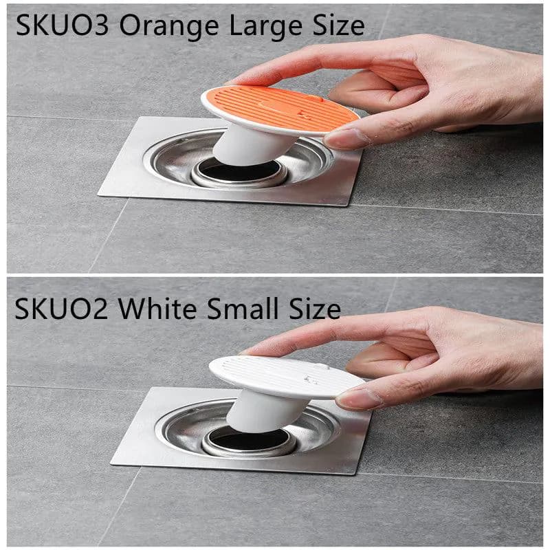 image-Whale Magnetic Suction Floor Drain Cover Floor Drain Odor Preventer Sewer