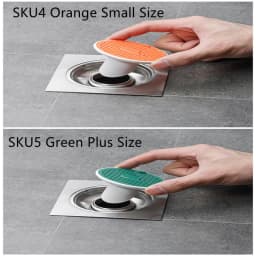 image-Whale Magnetic Suction Floor Drain Cover Floor Drain Odor Preventer Sewer