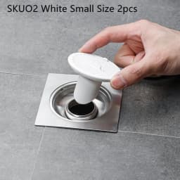 image-Whale Magnetic Suction Floor Drain Cover Floor Drain Odor Preventer Sewer