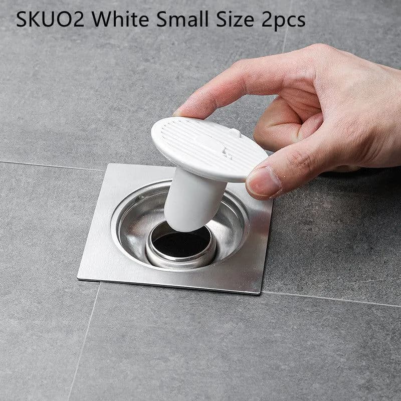 image-Whale Magnetic Suction Floor Drain Cover Floor Drain Odor Preventer Sewer