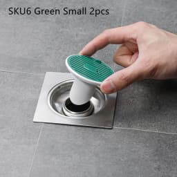 image-Whale Magnetic Suction Floor Drain Cover Floor Drain Odor Preventer Sewer