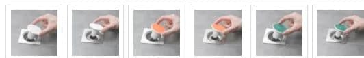 image-Whale Magnetic Suction Floor Drain Cover Floor Drain Odor Preventer Sewer