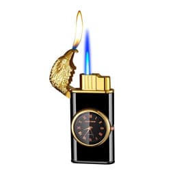 image-Eagle Head With Watch Plate Double Fire Gas Lighters