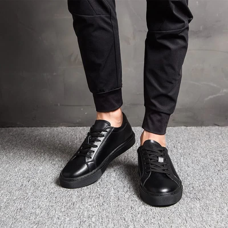 image-Summer Sports And Leisure Leather Sneakers Men