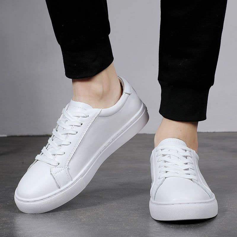 image-Summer Sports And Leisure Leather Sneakers Men