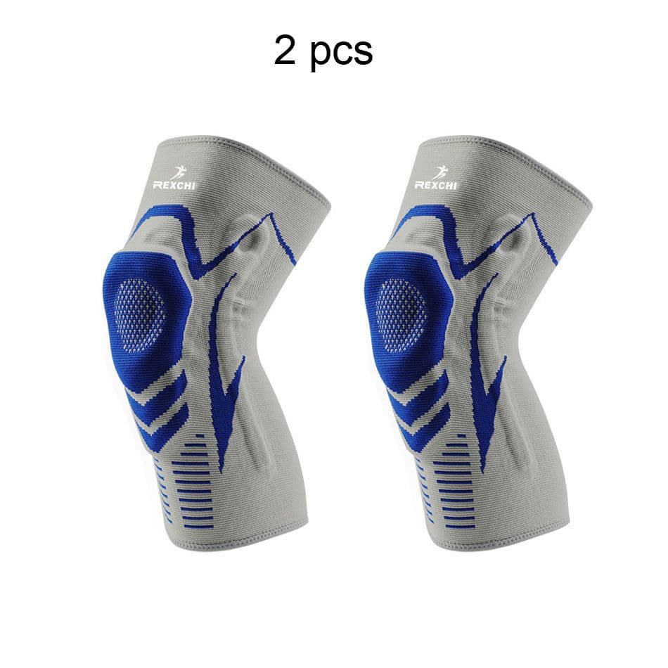 image-Outdoor fitness silicone sports knee pads
