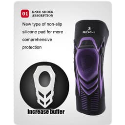 image-Outdoor fitness silicone sports knee pads