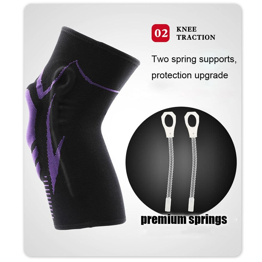 image-Outdoor fitness silicone sports knee pads