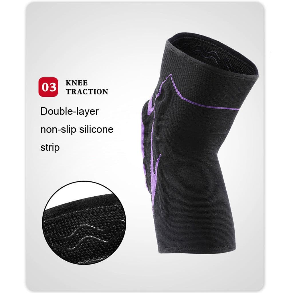 image-Outdoor fitness silicone sports knee pads
