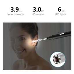image-Visual Otoscope HD Ear Pick Picking Endoscope Earwax Cleaning Intelligent Earpick