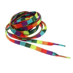 image-Rainbow Oblate Shoelace Unisex Shoes Rope Color Printing Gradient Personality Stripe Trendy Pride Sports