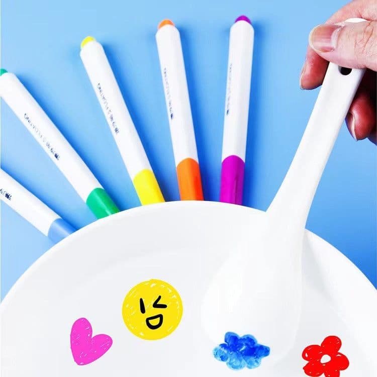 image-Children's Magic Water Floating Pen Large Capacity Erasable Color Watercolor Magnetic Levitation Pen