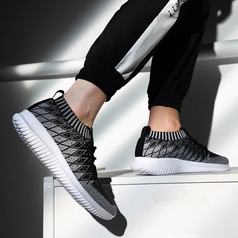 image-Flying Woven Men's Casual Breathable Running Sneakers Men