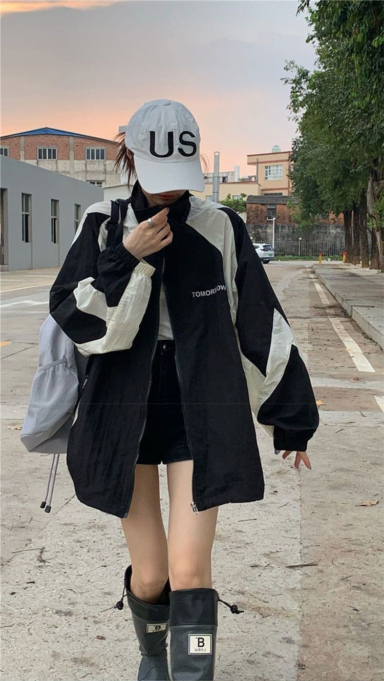 image-Sun Protection Clothing For Women Retro Workwear Outdoor Jacket Coat
