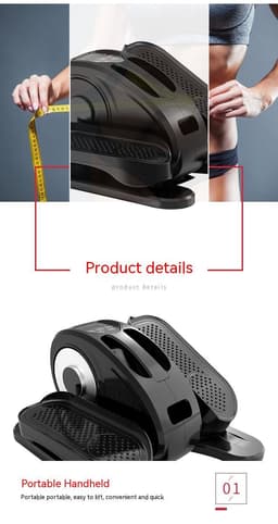 image-Trainer Mute Small Treadmills Exercise Rehabilitation Lower Limb Electric Elliptical Traine